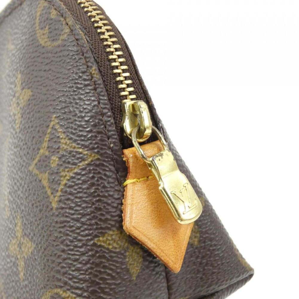 LOUIS VUITTON Authentic Brown Monogram Pochette Pouch - Picture 3 of 6